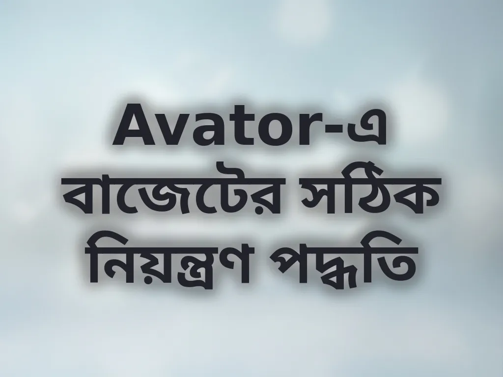 বাজেট ম্যানেজমেন্ট